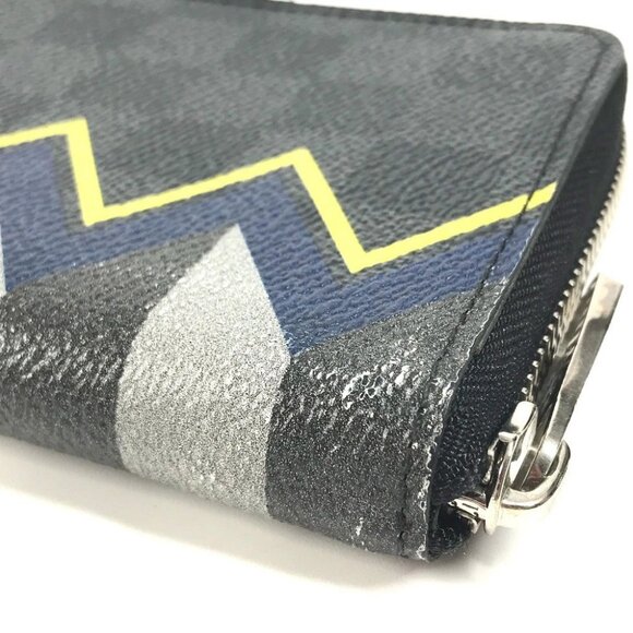 LOUIS VUITTON N61253 Damier Graphite Karakoram Zippy Wallet Vertical Long Wallet - Picture 10 of 13